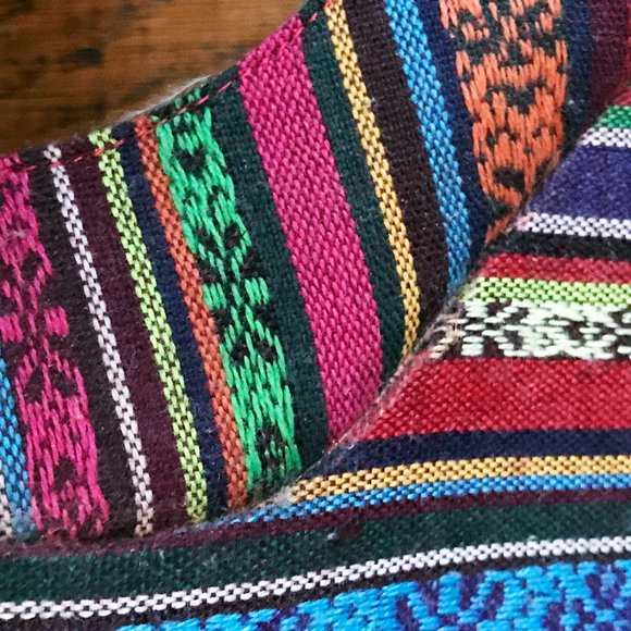 Vintage Steve Madden•Pammy Tribal Woven Wedges•Sz  7.5 - Picture 4 of 7